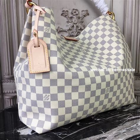 Graceful MM Damier Azur Canvas